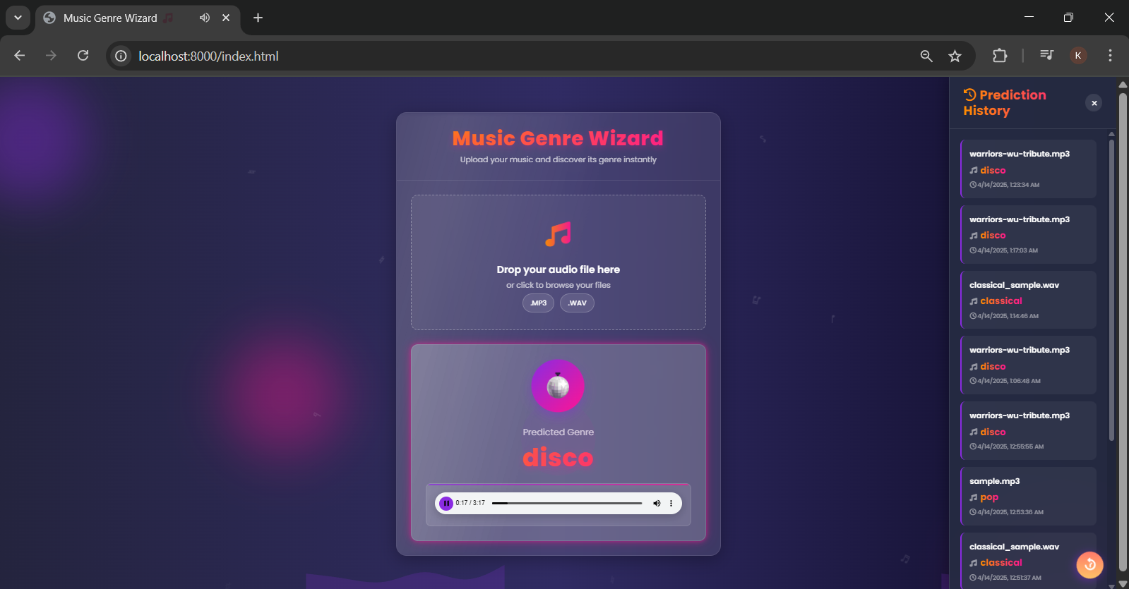 Music Genre Classification